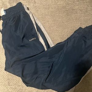 Reebok y2k gorpcore baggy track pants small faint stains